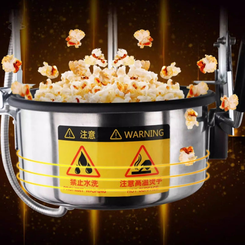 Popcorn - Volledig Automatische Commerciële Popcornmachine 220/110V RVS