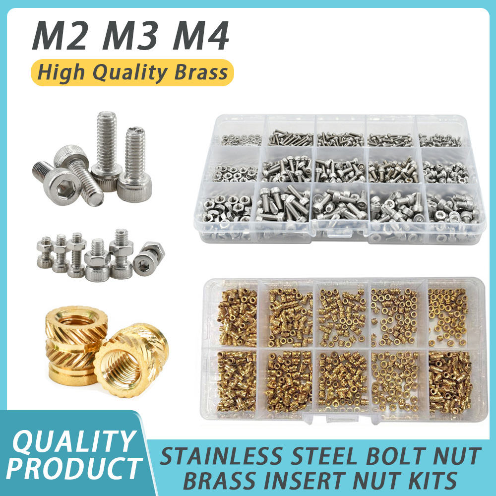 M2 M3 M4 Messing Hot Melt Inse - Nuts Mix recensie en prijs