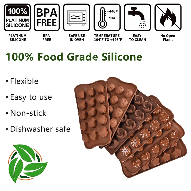 5-8 stuks/set siliconen chocol - Gummy Candy recensie en prijs