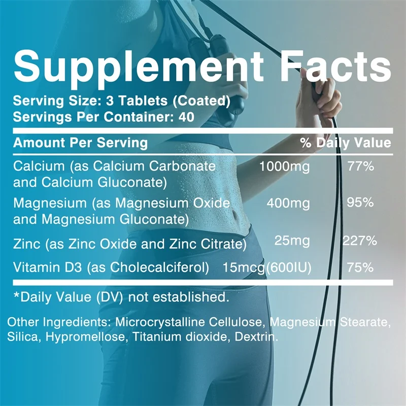 Calcium Magnesium Zink Vitamin - Protein Bar recensie en prijs