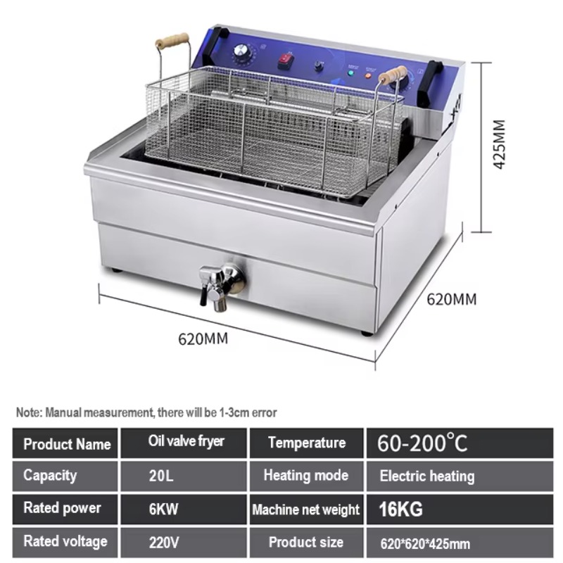 Commerciële elektrische friteu - Popcorn recensie en prijs